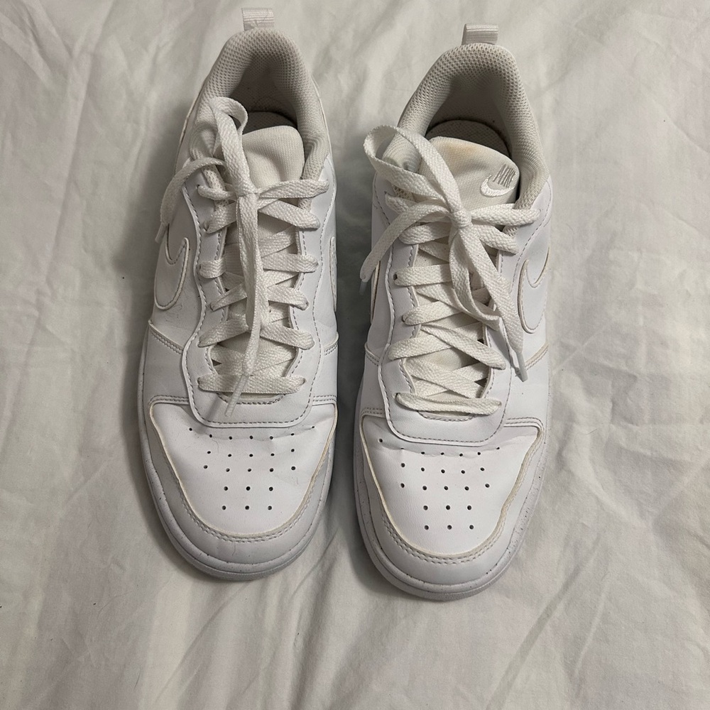 Nike White Lace-Up Sneakers